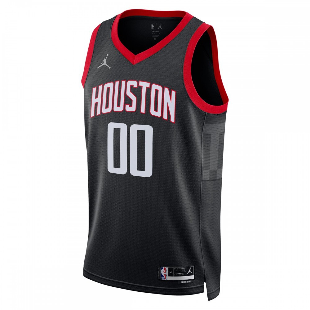 Houston Rockets Jordan Brand Unisex 2022/23 Swingman Custom Jersey - Statement Edition - Black-Pro Kit Vault | Brand New 26/27 Sports Jerseys